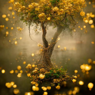 树上满是金币